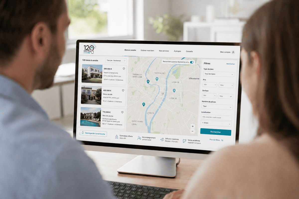 Vente immobilière interactive | 120 Minutes pour Vendre